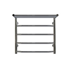 Рушникосушарка водяна Трапеція з полицею П5 500х500 Deffi Хром (C.TP.50.50.5.C.A)