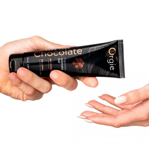 Лубрикант на водній основі Orgie Lube Tube Chocolate, 100 мл, зі смаком та ароматом шоколаду