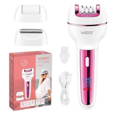 Жіночий епілятор з насадками VGR V-732 3в1 Рожевий (1985500939)