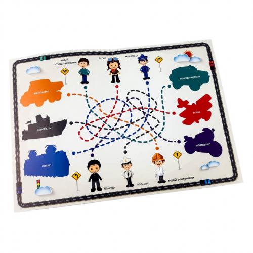 Гіпсова розмальовка на магнітах ZIRKA Транспорт 102301