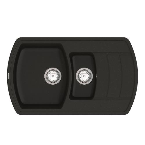 Кухонна Мийка Vankor Norton Nmp 04.86 Black + Сифон Vankor в інтернет супермаркеті PbayMarket!