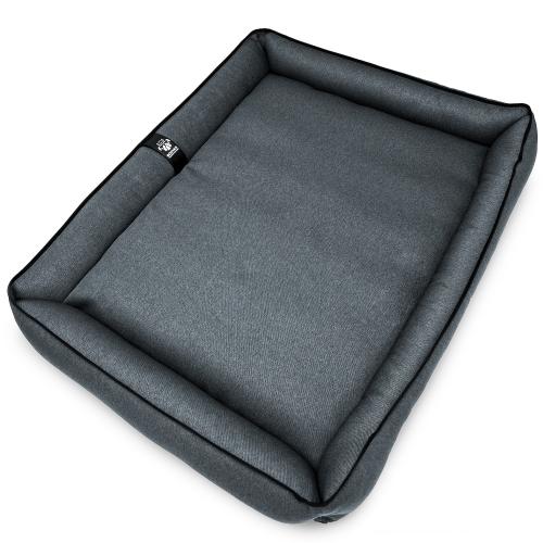 Лежак ліжко для собак всіх порід EGO Bosyak Рогожка 2XL 115x95 Сірий (спальне місце для великих собак) Лежак ліжко для собак всіх порід EGO Bosyak Рогожка 2XL 115x95 Сірий (спальне місце для великих собак)