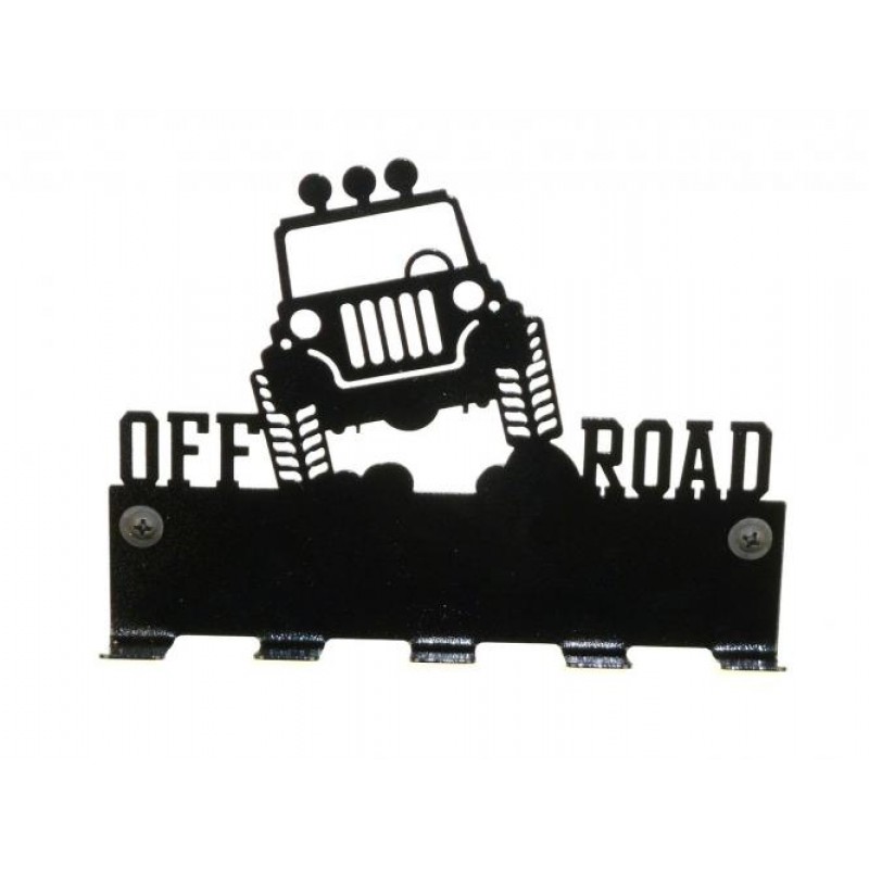 Вішалка для ключів ключниця Ferrum Позашляховик колір чорний (ВК003)