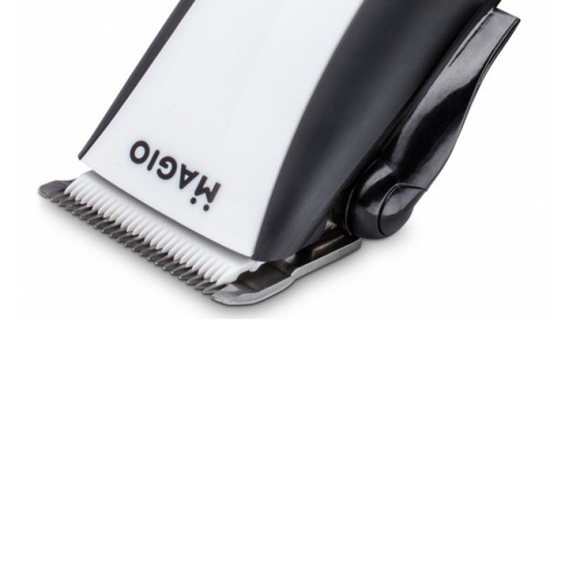 Машинка для стрижки волосся MAGIO MG-582 провідна 4 насадки кераміка White