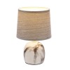 Настільна лампа Candellux Adelina 14x26 см Сірий (41-24381)