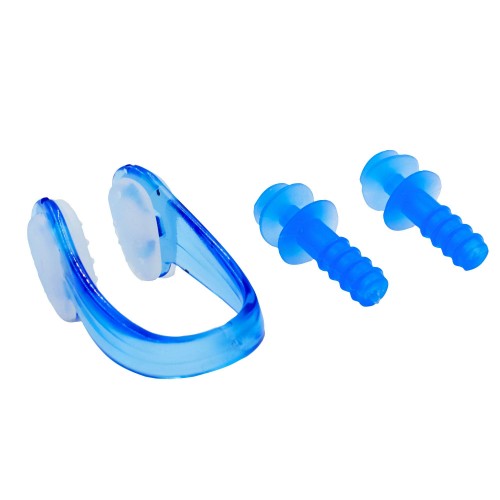 Беруші для плавання та затискач для носа у пластиковому футлярі HN-5 (силікон) Синій (PT0765) в інтернет супермаркеті PbayMarket!