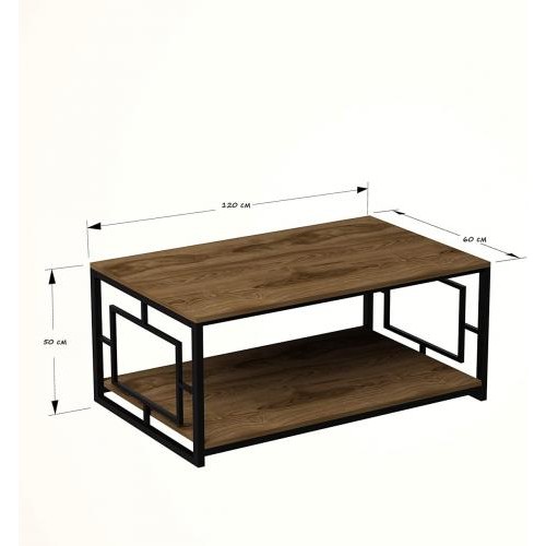 Журнальний, кавовий столик GoodsMetall у стилі Лофт 1200х600х500 ЖС157 Журнальний, кавовий столик GoodsMetall у стилі Лофт 1200х600х500 ЖС157