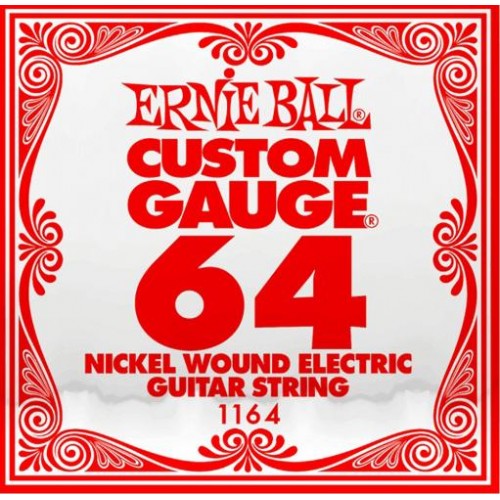 Струна Ernie Ball 1164 Nickel Wound Electric Guitar String .064 Струна Ernie Ball 1164 Nickel Wound Electric Guitar String .064