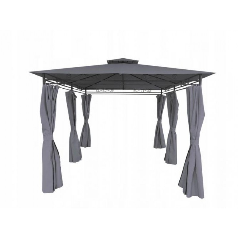 Павільон садовий GardenLine ORION 280х400 см GREY