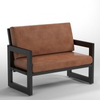 Лаунж диван у стилі Loft NS-910 850x1300x650 мм Черный Лаунж диван у стилі Loft NS-910 850x1300x650 мм Черный