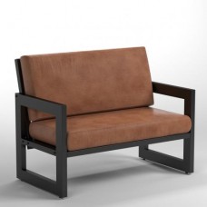 Лаунж диван у стилі Loft NS-910 850x1300x650 мм Черный