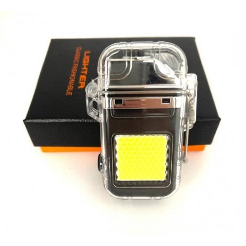 Запальничка USB акумуляторна електроімпульсна з LED ліхтариком СОВ Lighter 9033 Чорний Запальничка USB акумуляторна електроімпульсна з LED ліхтариком СОВ Lighter 9033 Чорний