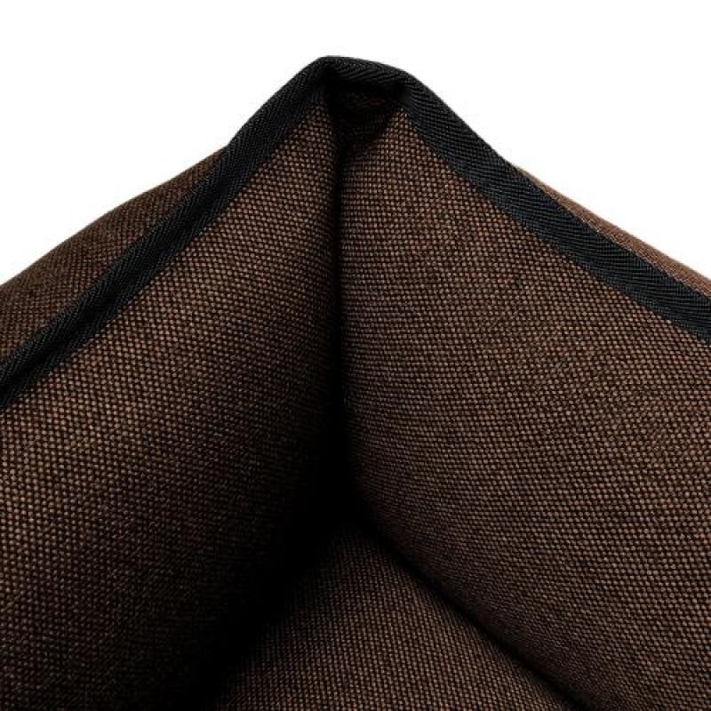 Лежак ліжко для собак та котів EGO Bosyak Рогожка M 75x65 Коричневий