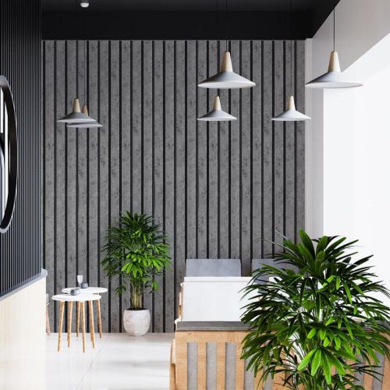 Декоративна стінова рейка Sticker Wall PS 2900x120x12 мм Сірий (SW-00001752)