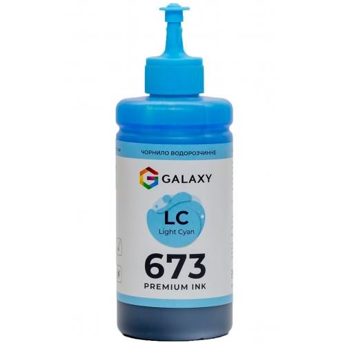 Чорнило Galaxy 673 Epson 200 мл Light Cyan (10487) Чорнило Galaxy 673 Epson 200 мл Light Cyan (10487)