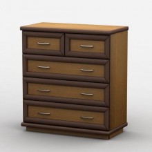 Комод Тиса Мебель АКМ-20 1 Лісовий горіх 75x45x75 см