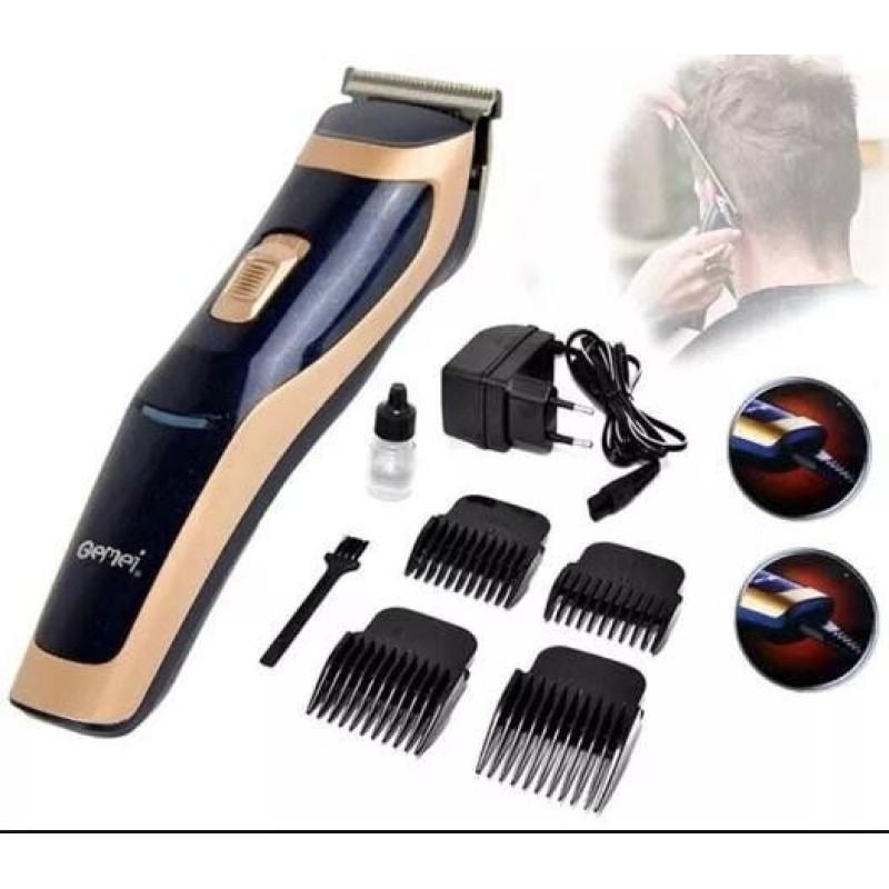 Бездротова акумуляторна машинка для стрижки волосся Gemei Gm 6005