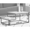 Журнальний столик GoodsMetall у стилі Лофт 1100х600х450 ЖС210