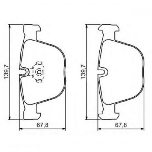 Колодки гальмові Bosch дискові задні BMW 3/5/6/7X5/X6 R 02>> 0986494325 в інтернет супермаркеті PbayMarket!