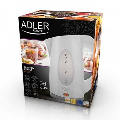 Електричний чайник 1.8 л Adler AD 1208 білий в інтернет супермаркеті PbayMarket!