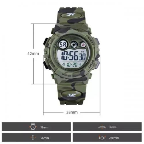 Наручний годинник чоловічий Skmei Kids KamoGreen (2833) Наручний годинник чоловічий Skmei Kids KamoGreen (2833)
