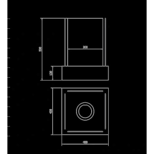 Біокамін BiokominkiGMT Sunset Garden 400х520х400 WHITE Біокамін BiokominkiGMT Sunset Garden 400х520х400 WHITE