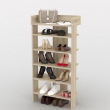 Стелаж для взуття Тиса Мебель ТО-214 Дуб сонома 128.5x60 см