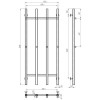 Сушарка електрична Split П4 500х1200 Deffi Хром JD04 Праве підключення (A.SP.120.50.4.E.C.R.2) в інтернет супермаркеті PbayMarket!