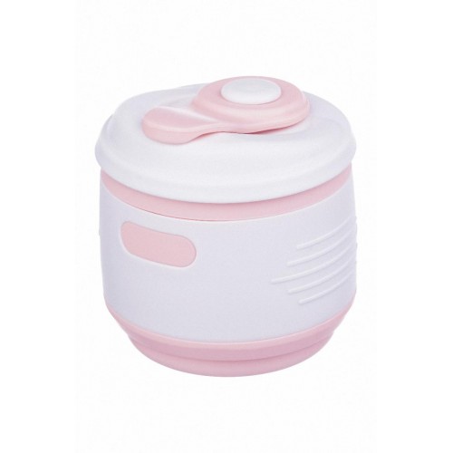 Складана силіконова склянка з кришкою Tonna Barrel MARSHMALLOW Складана силіконова склянка з кришкою Tonna Barrel MARSHMALLOW