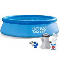 Басейн сімейний з фільтр насосом Intex Easy Set 305x61 см 3077л Блакитний (28118) Басейн сімейний з фільтр насосом Intex Easy Set 305x61 см 3077л Блакитний (28118)
