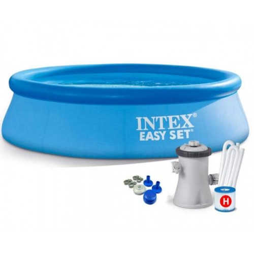 Басейн сімейний з фільтр насосом Intex Easy Set 305x61 см 3077л Блакитний (28118) Басейн сімейний з фільтр насосом Intex Easy Set 305x61 см 3077л Блакитний (28118)