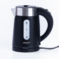 Електрочайник Sokany SK-0808B дисковий 1л чорний (SK0808B) Електрочайник Sokany SK-0808B дисковий 1л чорний (SK0808B)