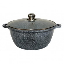 Каструля з мармуровим покриттям Benson BN-364 2,7 л Чорний