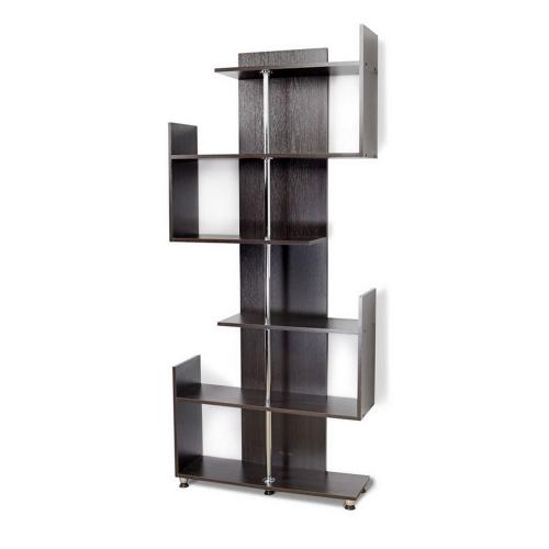 Полка напольна Тиса Мебель М-6 Темний горіх 195x27x83.2 см Полка напольна Тиса Мебель М-6 Темний горіх 195x27x83.2 см