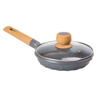 Сковорода універсальна алюмінієва з антипригарним покриттям MGC 20 см Сірий (HP-4-421G)