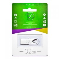 Флеш-накопичувач USB 32GB T&G 117 Metal Series Silver (TG117SL-32G)