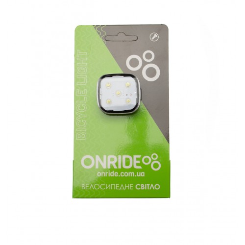Передній ліхтар ONRIDE Clue 20 USB 130 Lm Сріблястий в інтернет супермаркеті PbayMarket!