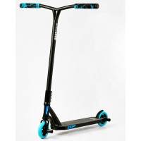 Самокат трюковий Best Scooter FEAR SCS система пеги алюмінієвий диск та дека колеса PU 100 кг Black and blue (112900)