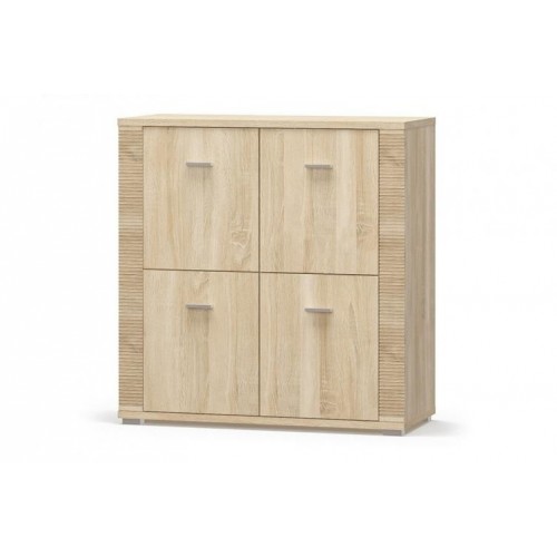 Комод-тумба Меблі Сервіс Гресс 4Д дуб самоа Комод-тумба Меблі Сервіс Гресс 4Д дуб самоа