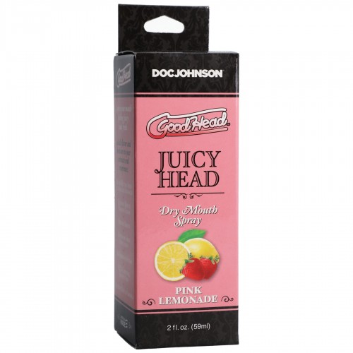 Зволожувальний спрей оральний Doc Johnson GoodHead – Juicy Head Dry Mouth Spray – Pink Lemonade 59мл в інтернет супермаркеті PbayMarket!