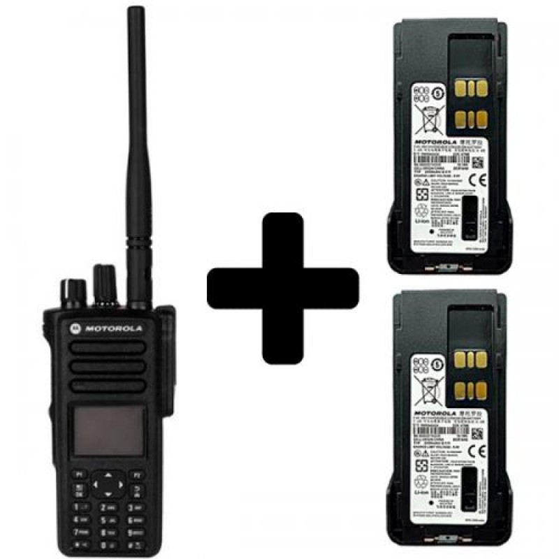 Радіостанція цифрова Motorola DP4800 VHF 2 акумулятора PMNN4544A IMPRES в комплекті