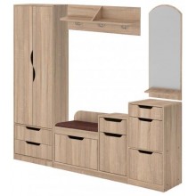 Передпокій Фаїна А6 Компанит Дуб сонома (komA32)