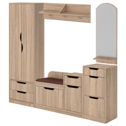 Передпокій Фаїна А6 Компанит Дуб сонома (komA32) Передпокій Фаїна А6 Компанит Дуб сонома (komA32)