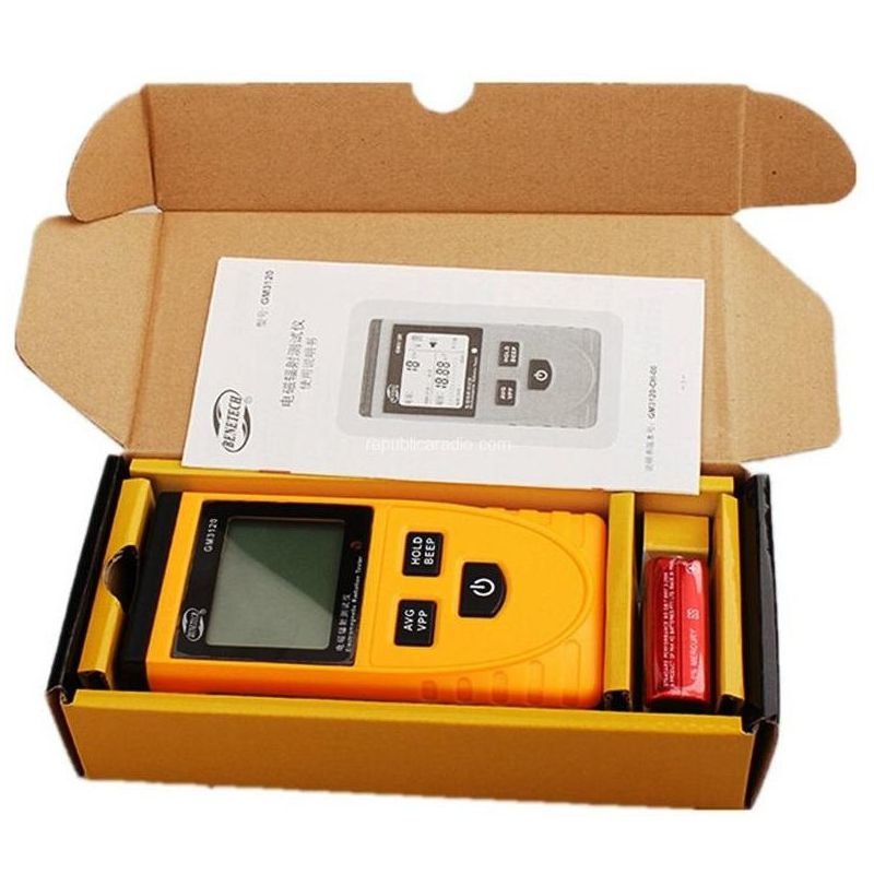 Детектор електромагнітного випромінювання - вимірювач електромагнітного поля GM3120