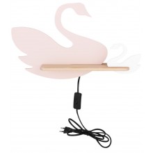 Настінний світильник Candellux Swan 44x27 см Коричневво-рожевий (21-05557)