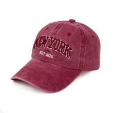 Бейсболка Beani'qe Нью Йорк NEW YORK est.1625 One size Бордовий (25312)
