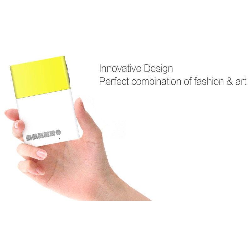 Міні-проектор портативний мультимедійний з динаміком Led Projector YG300