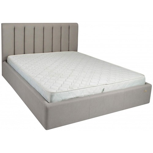 Ліжко Двоспальне Richman Санам 180 х 200 см Fibril 06 Сіре