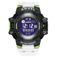 Годинник наручний чоловічий Smael 8050 White (15201-hbr) Годинник наручний чоловічий Smael 8050 White (15201-hbr)