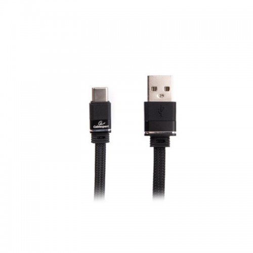 Кабель плоский Cablexpert USB 2.0 A - USB Type-C 2.4А, 1м Чорний (CCPB-C-USB-10BK) в інтернет супермаркеті PbayMarket!
